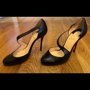 Authentic Christian Louboutin Nappa Decalcoco 100 Pumps Size 9